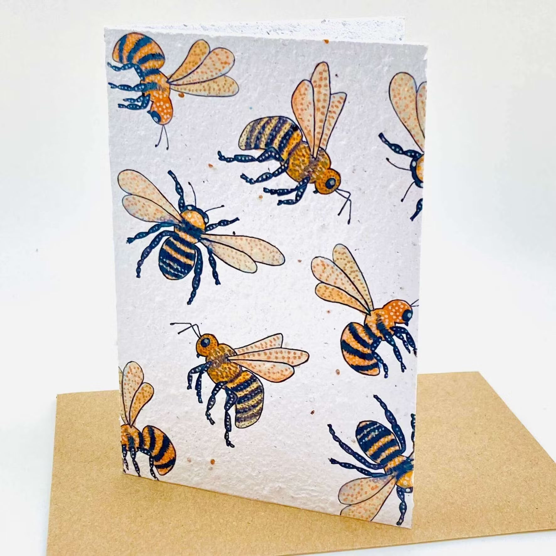 Growing Paper Card- Pollinators