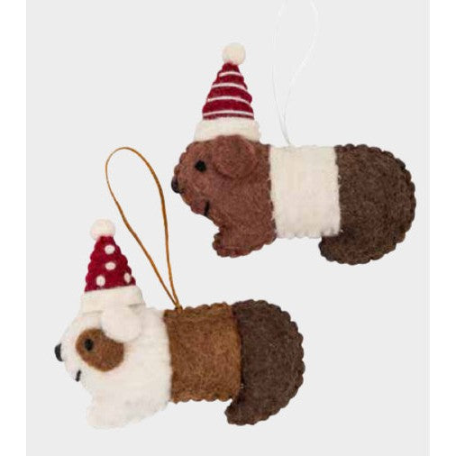 Guinea Pig Ornament- Assorted Styles- Sold Individually