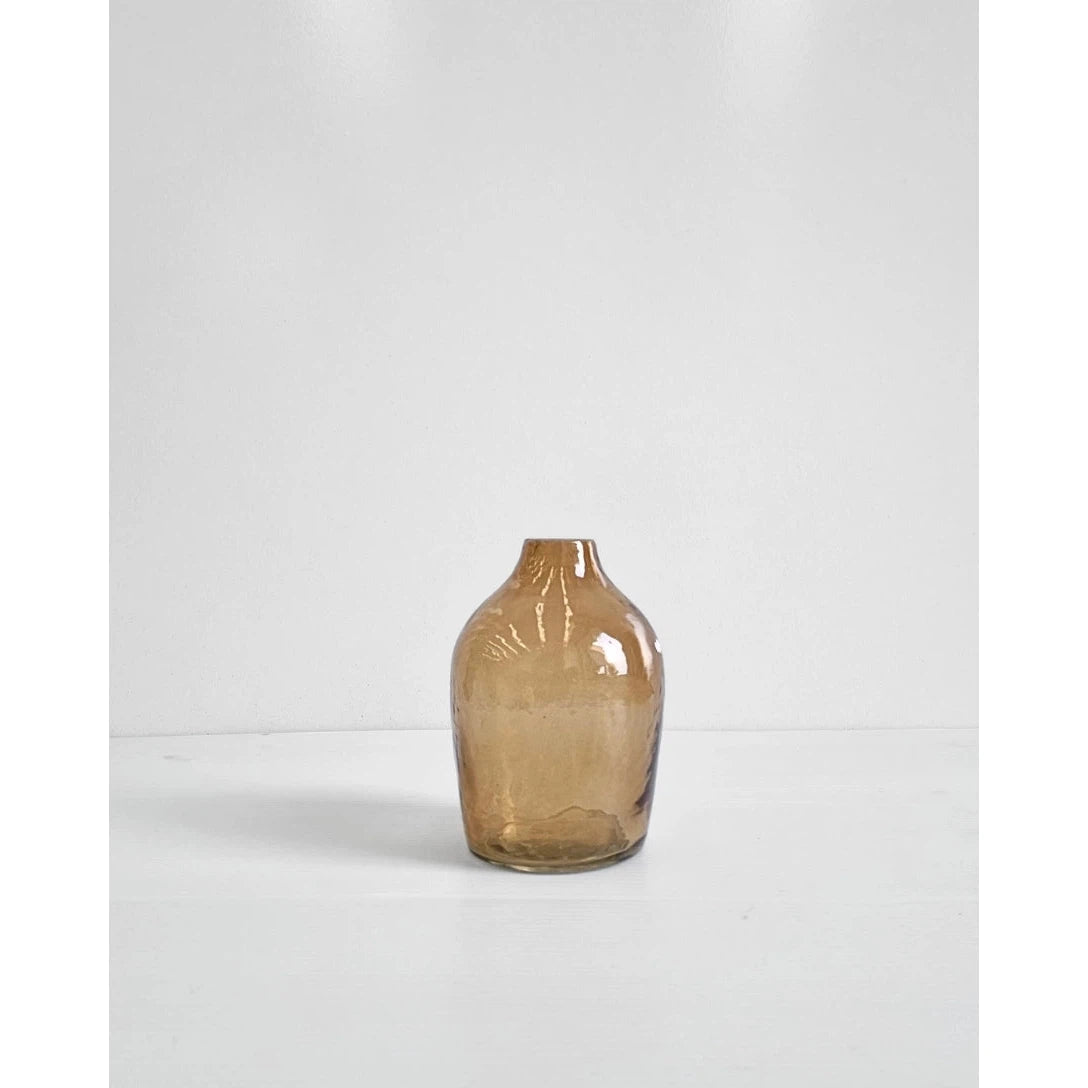 Haley Handblown Hammered Bud Vase- Assorted Colors- Sold Individually