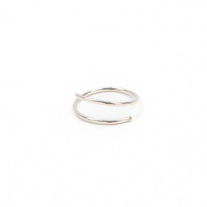 Hand-Hammered Wrap Ring- Assorted- Sold Individually