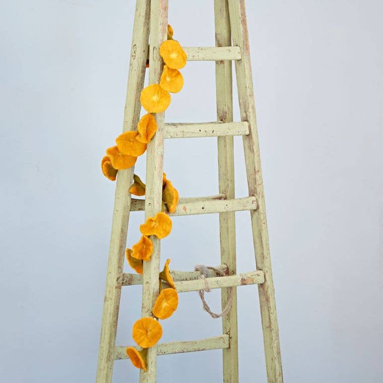 Handcrafted Felt Flower Garlands Decoration- Assorted Colors