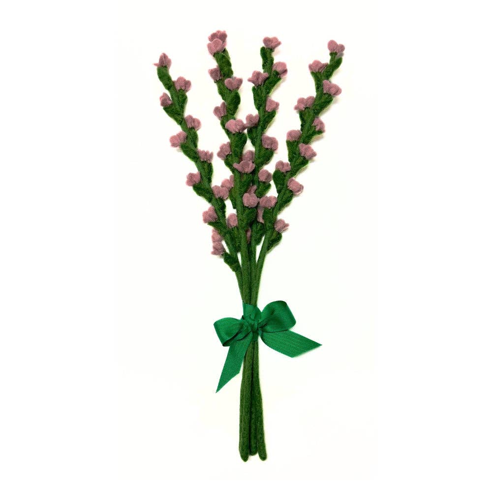 Handmade Felt Cherry Blossom- Assorted Colors- Sold Individually