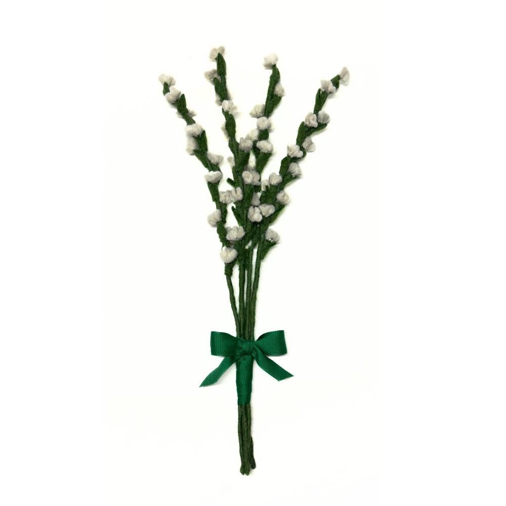 Handmade Felt Cherry Blossom- Assorted Colors- Sold Individually