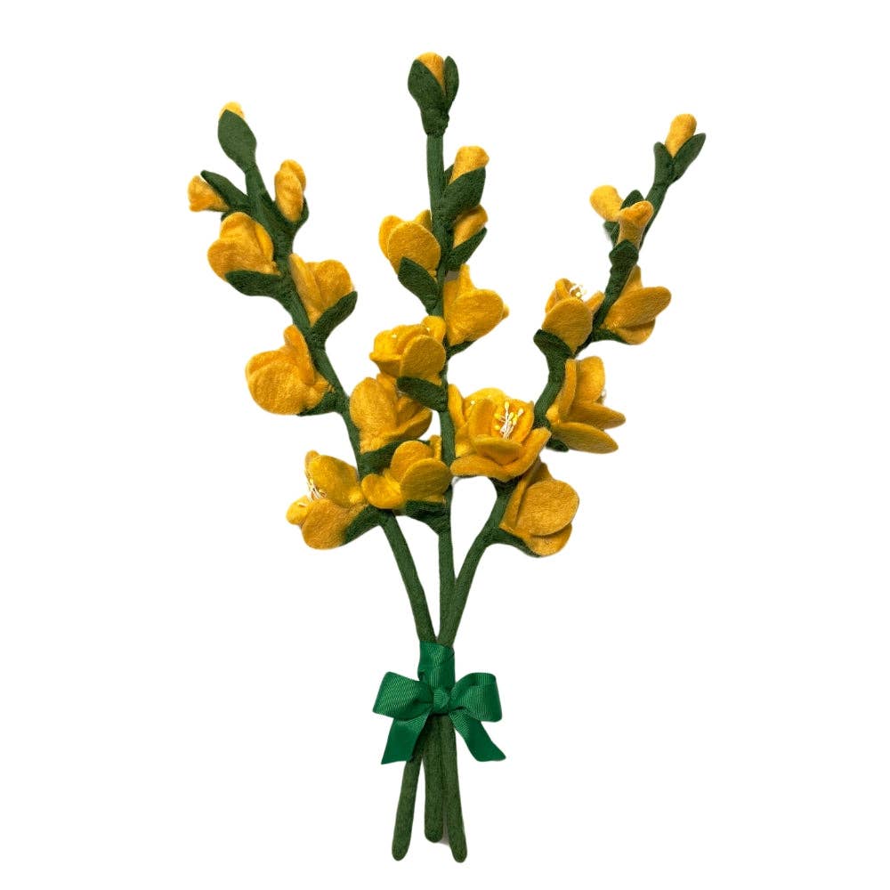 Handmade Felt Gladiolus- Assorted Colors- Sold Individually