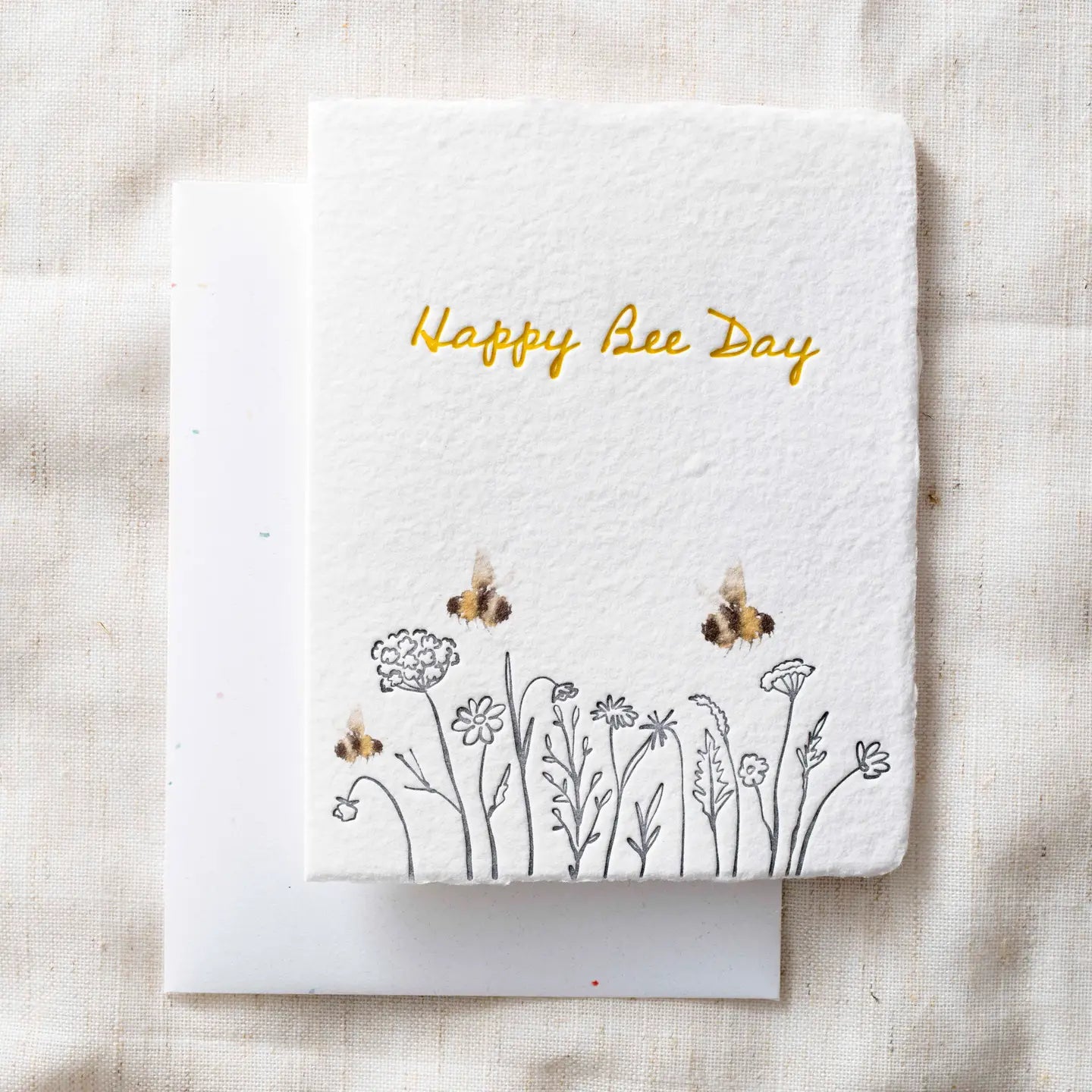 Happy Bee Day- Greeting Card
