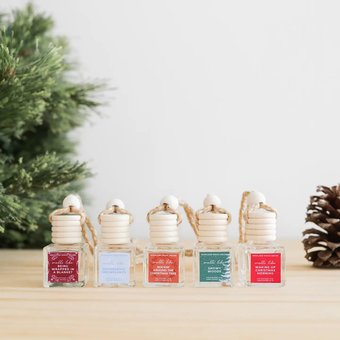 Holiday Scented Car Diffuser- Assorted Scents- Sold Individually