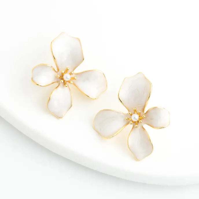 Hope in Bloom Flower Earrings- Assorted Colors