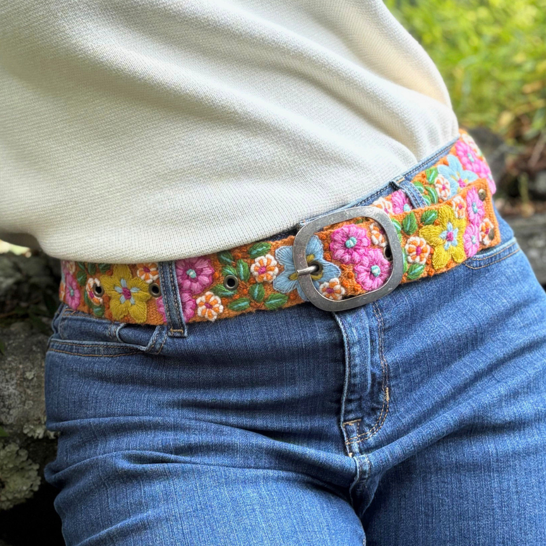 In the Garden Wool Belt- Assorted Sizes