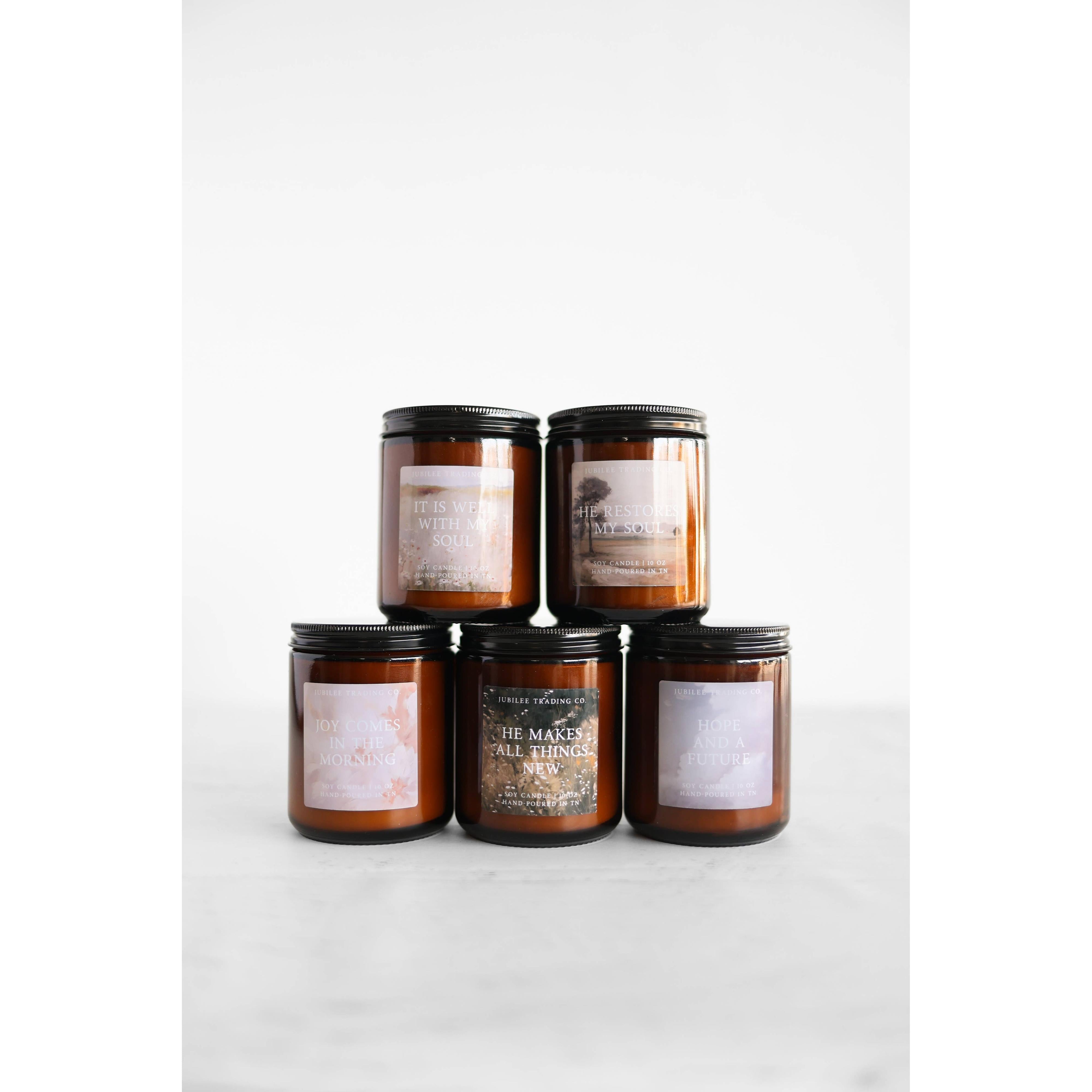"It Is Well With My Soul" Candle