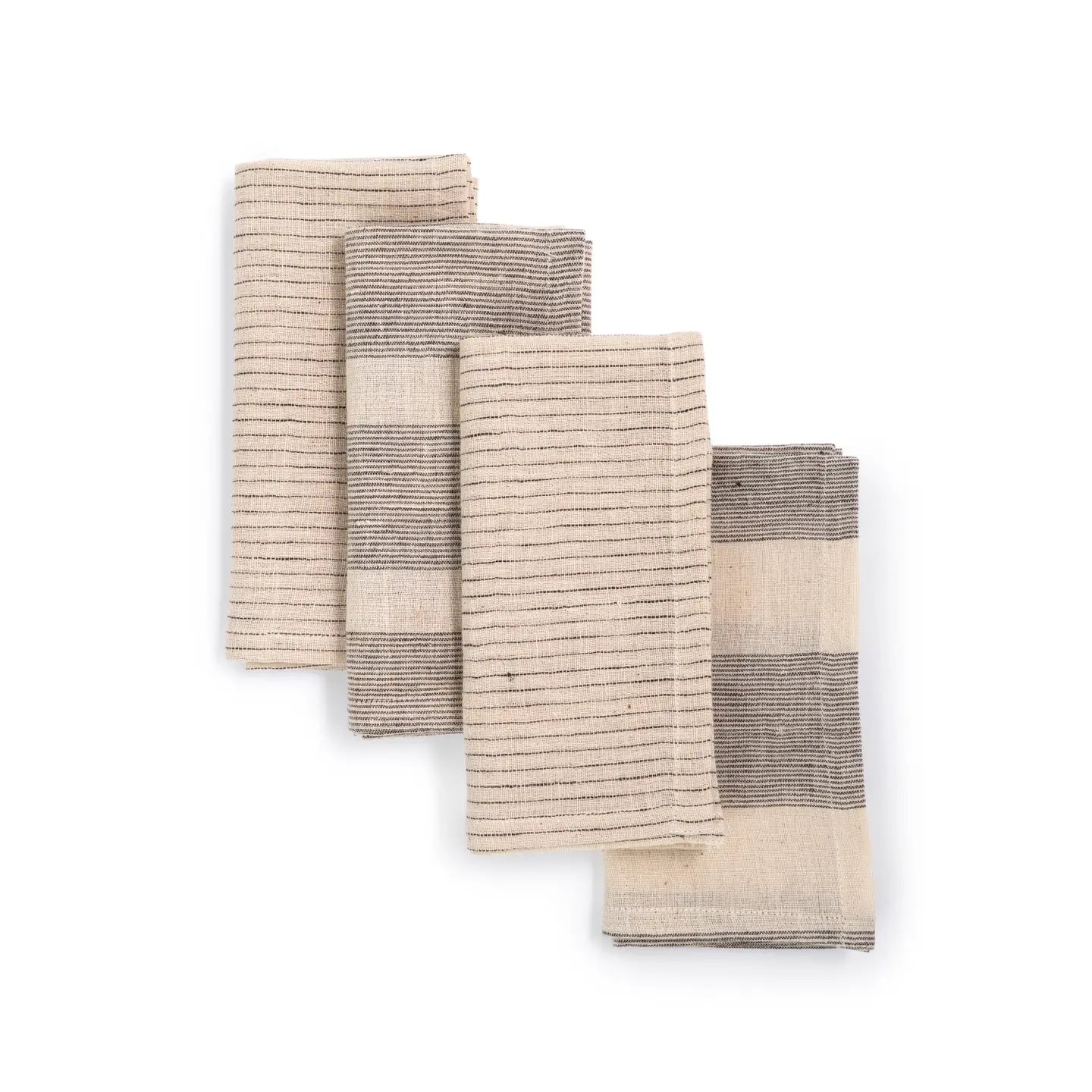 Journey Organic Cotton Napkins- Assorted Colors- Set of 4