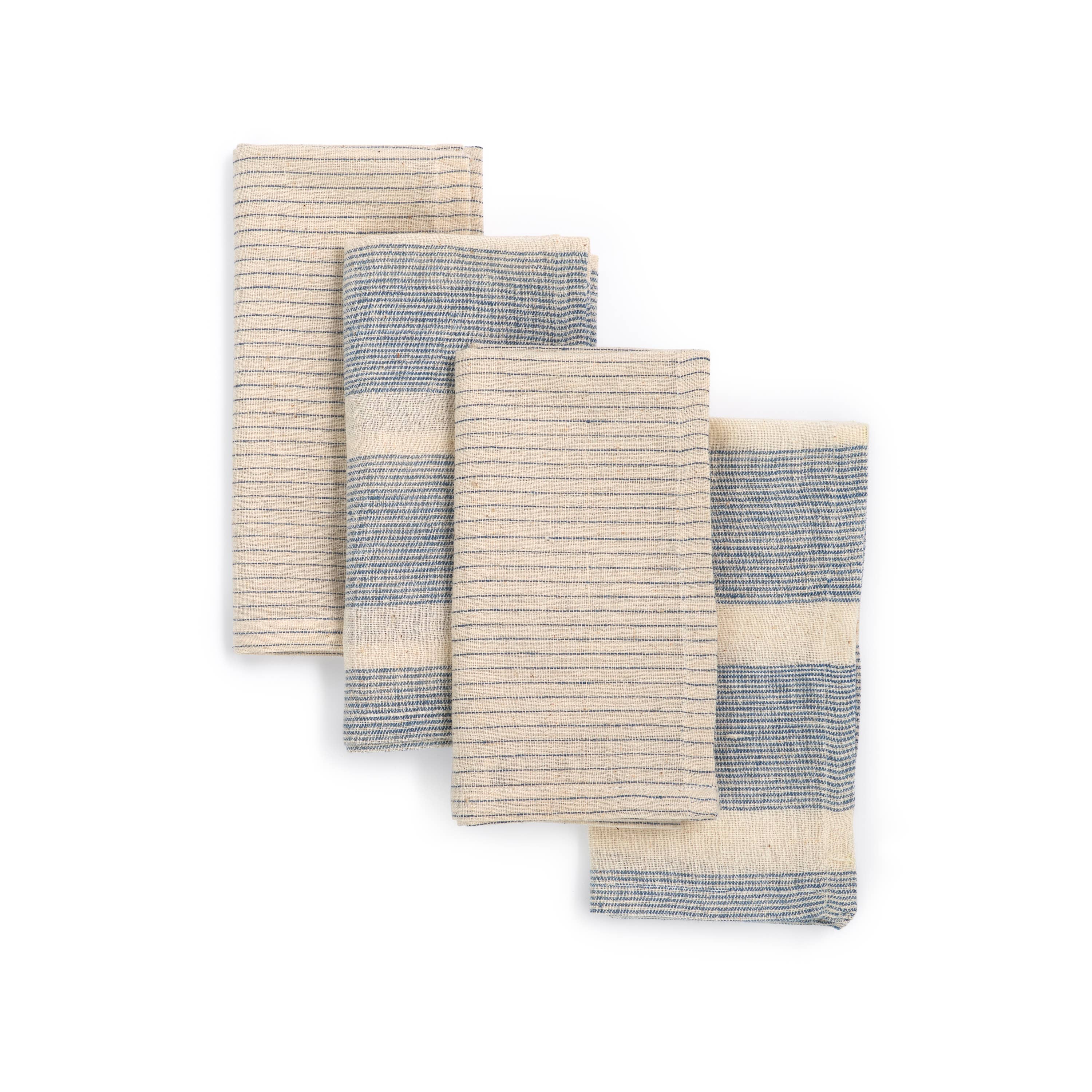 Journey Organic Cotton Napkins- Assorted Colors- Set of 4