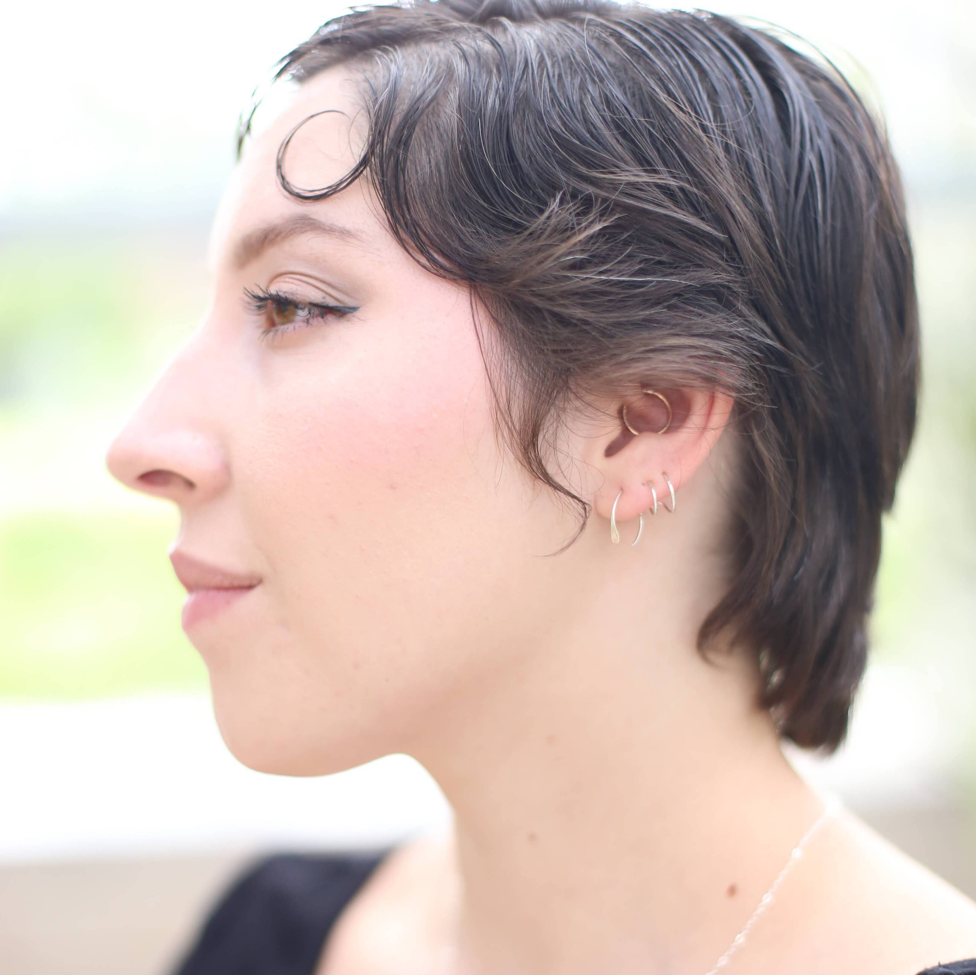 Journey of Hope Huggie Earrings- Assorted