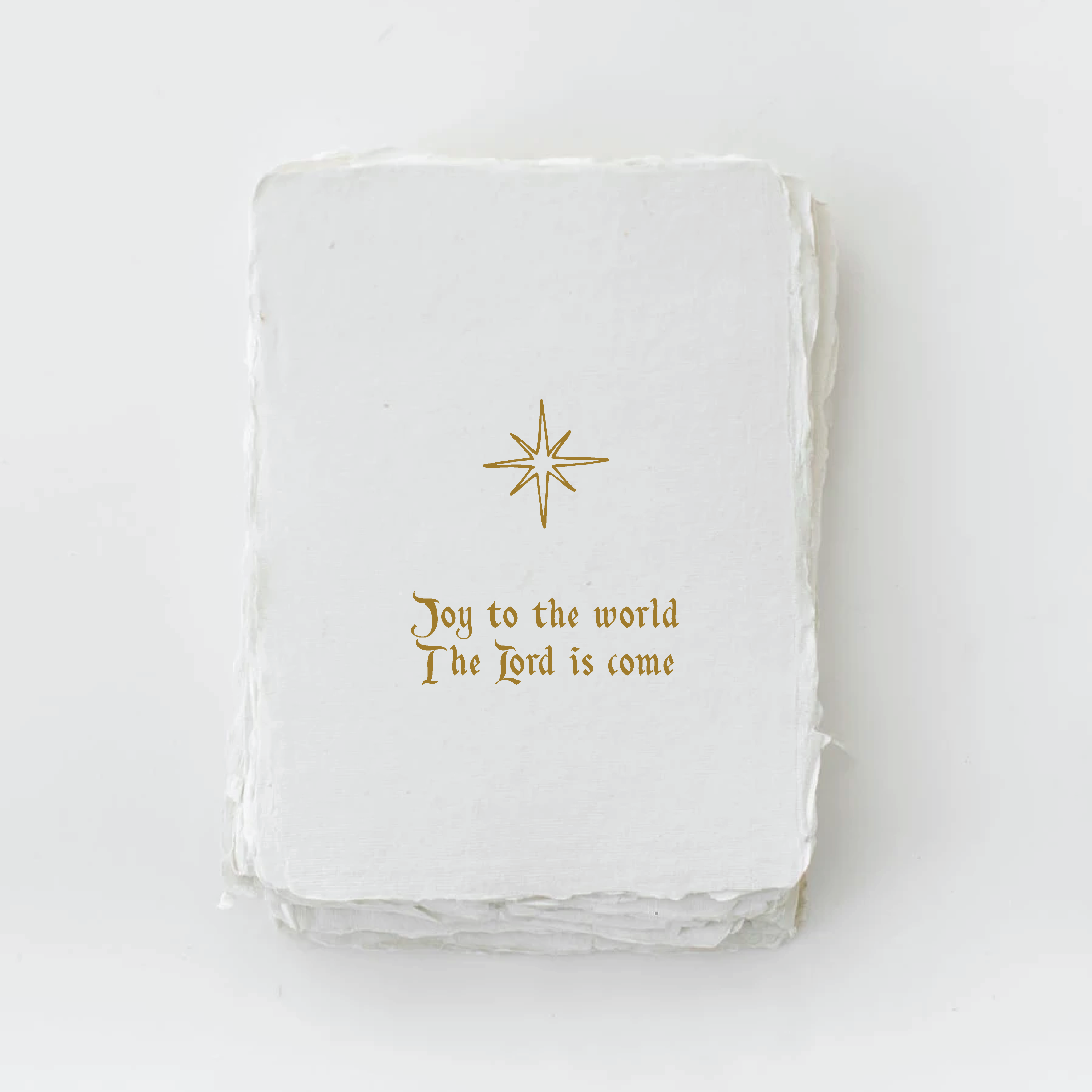 "Joy to the World" Christmas Holiday Greeting Card