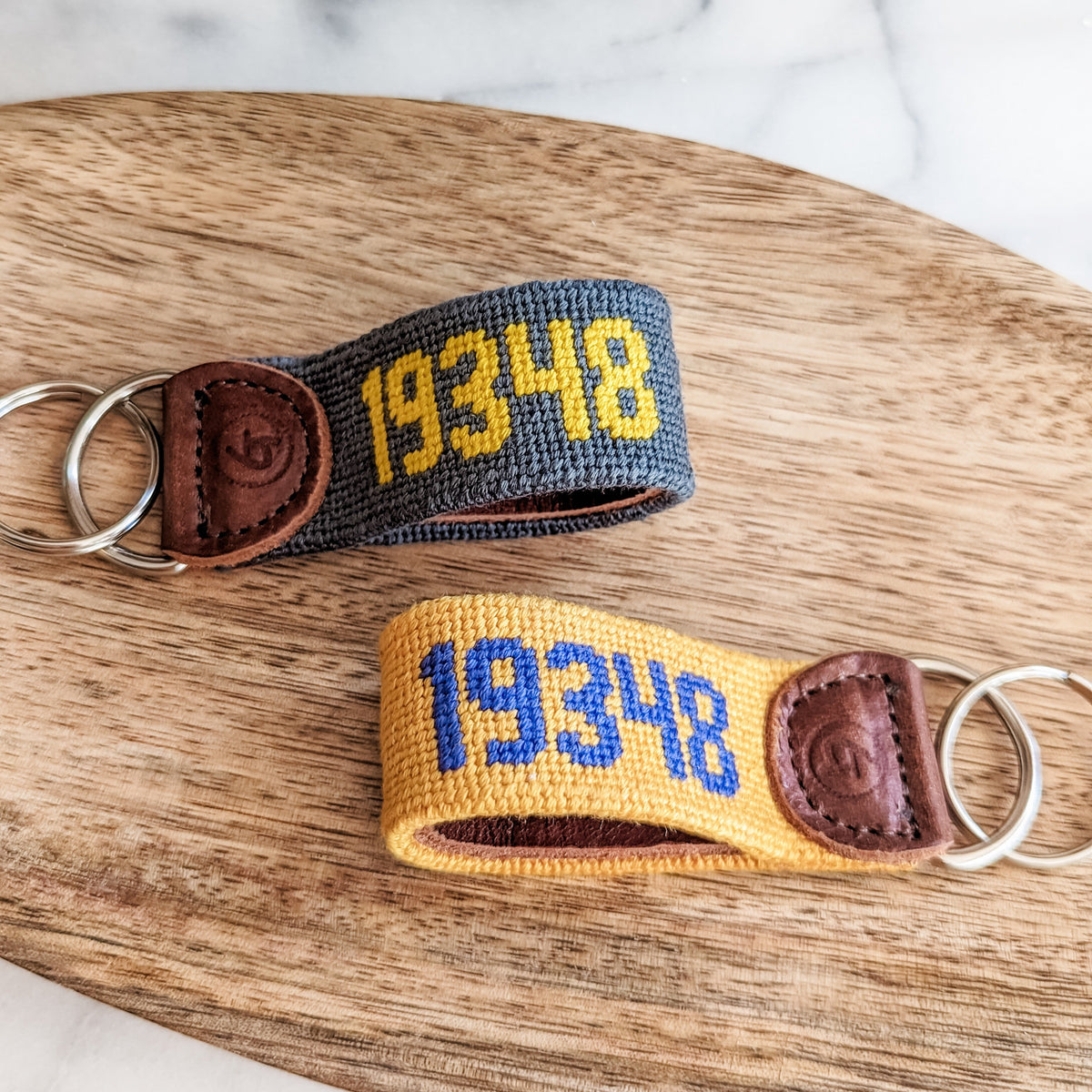 Kennett Square Zip Code Keychain