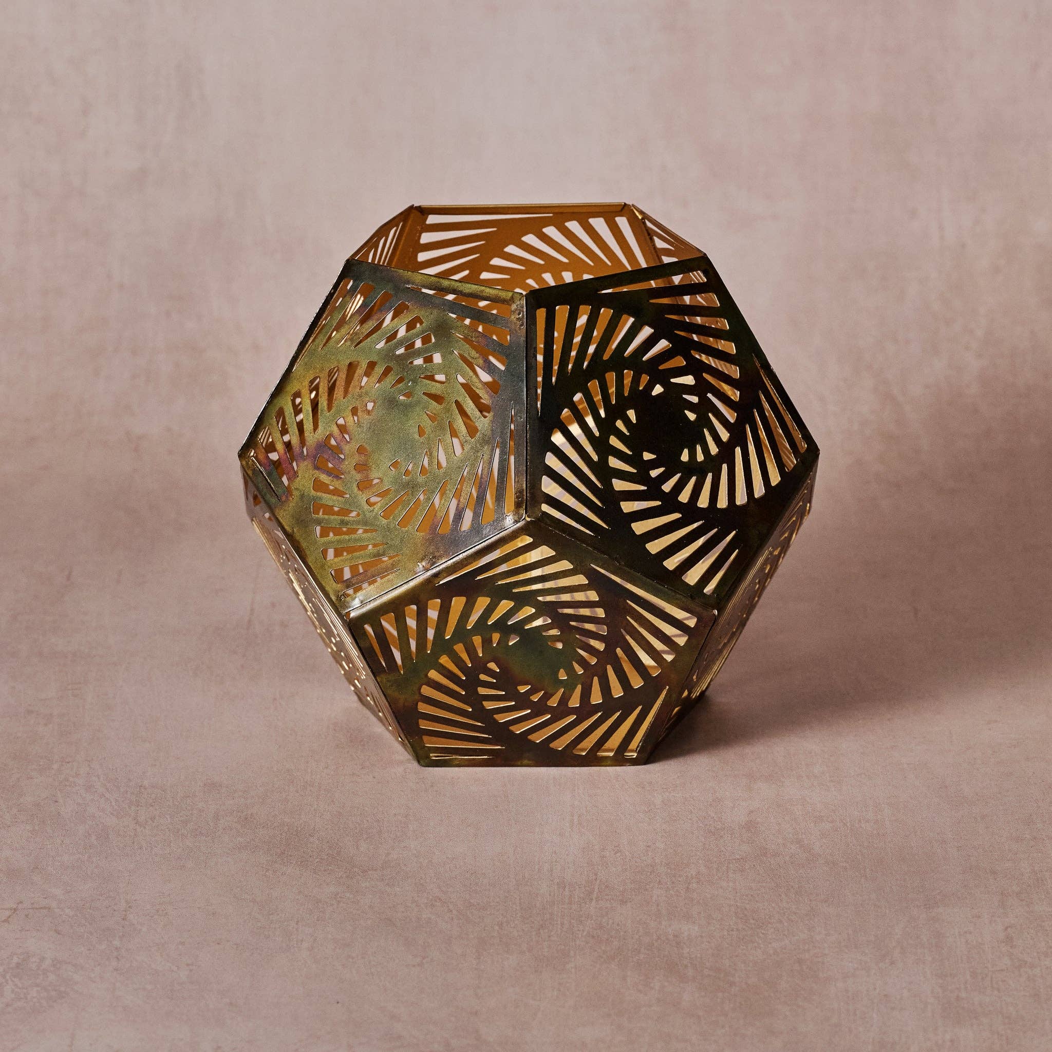 Kundalee Antique Copper Candleholder (*Local Pickup/Local Delivery Only)