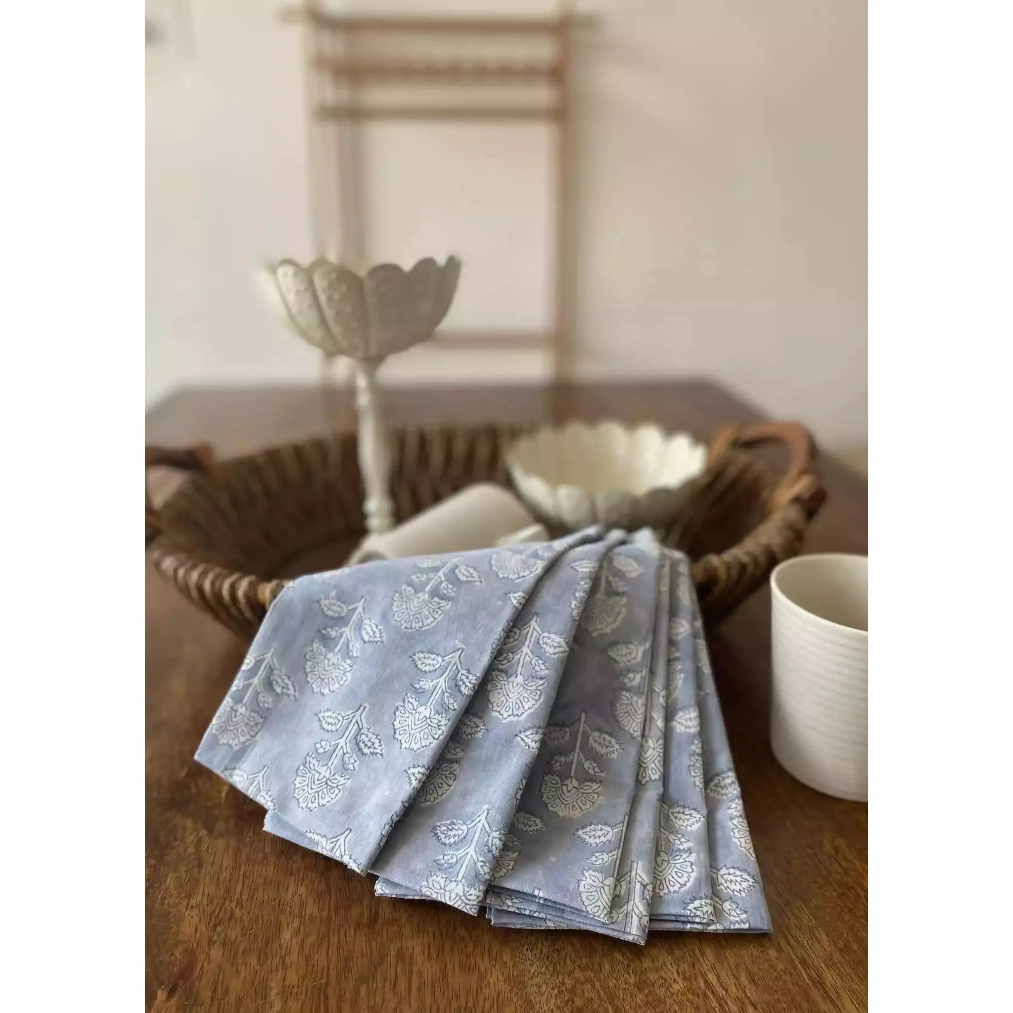 Light Blue Napkin Set
