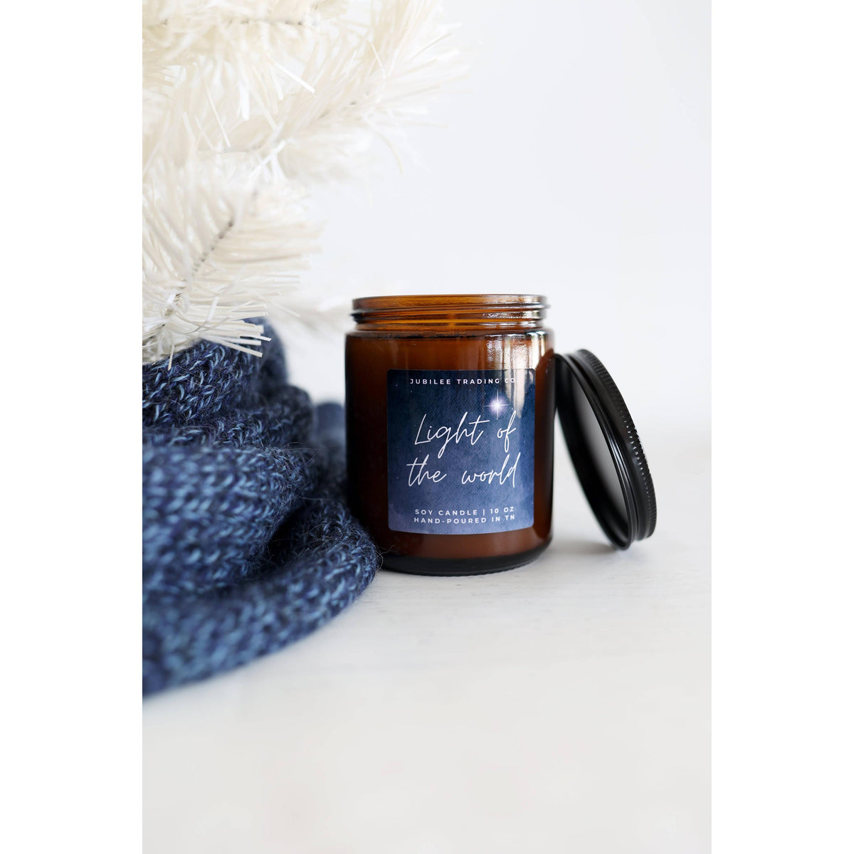 "Light Of The World" Candle