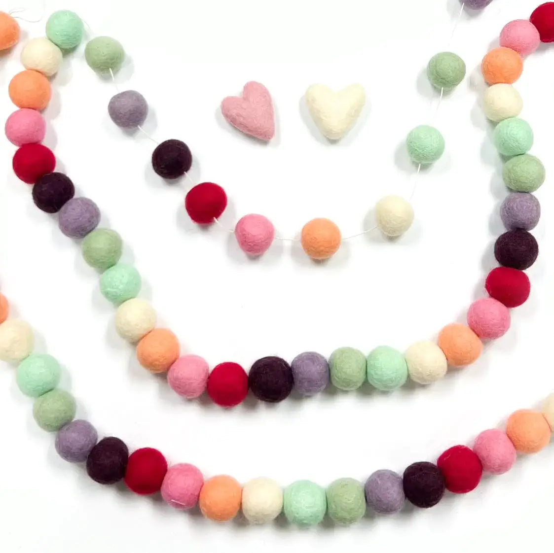 Macarons Eco Garlands/Ornaments: S - 24 beads/8ft (1" beads)