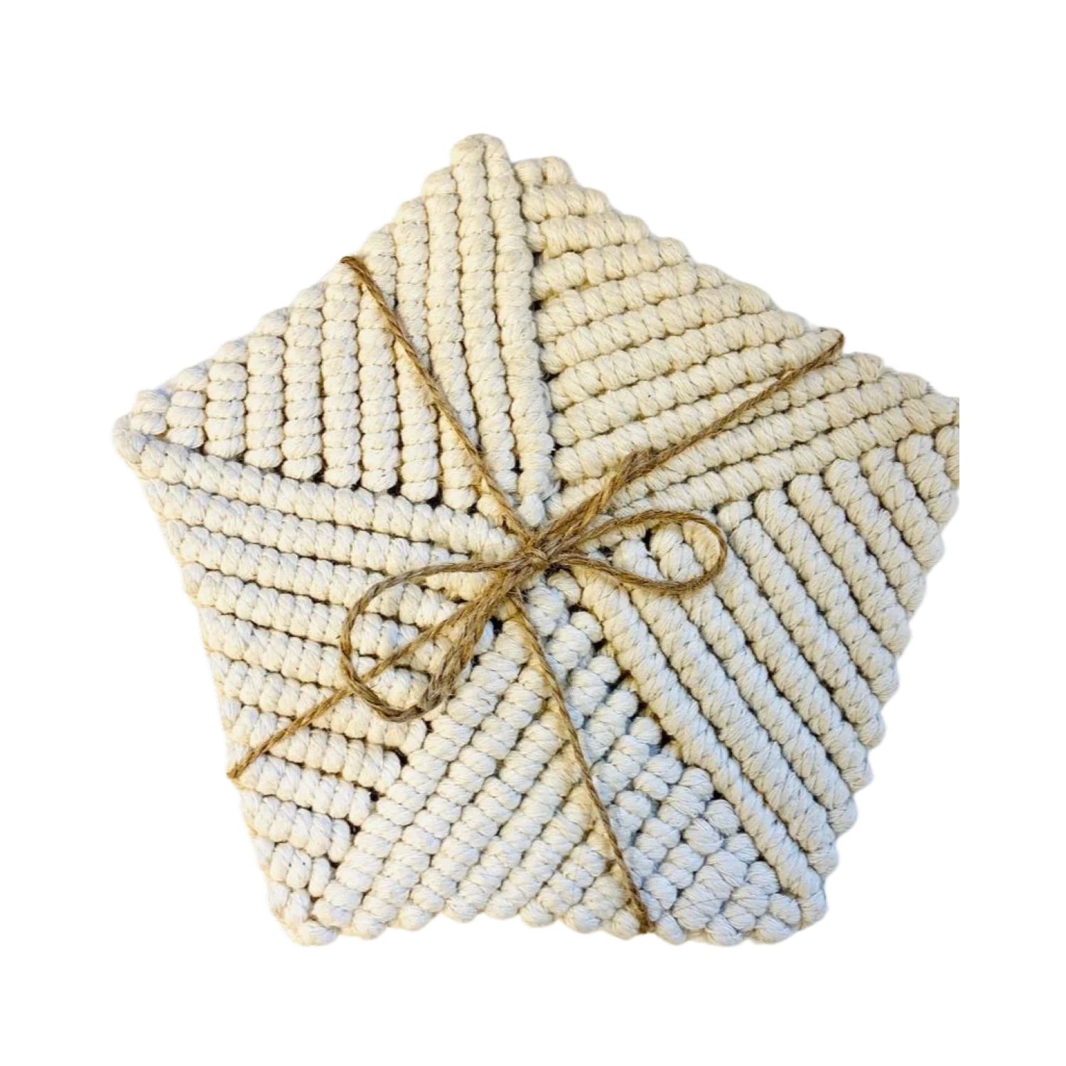 Macrame Trivet- Off White