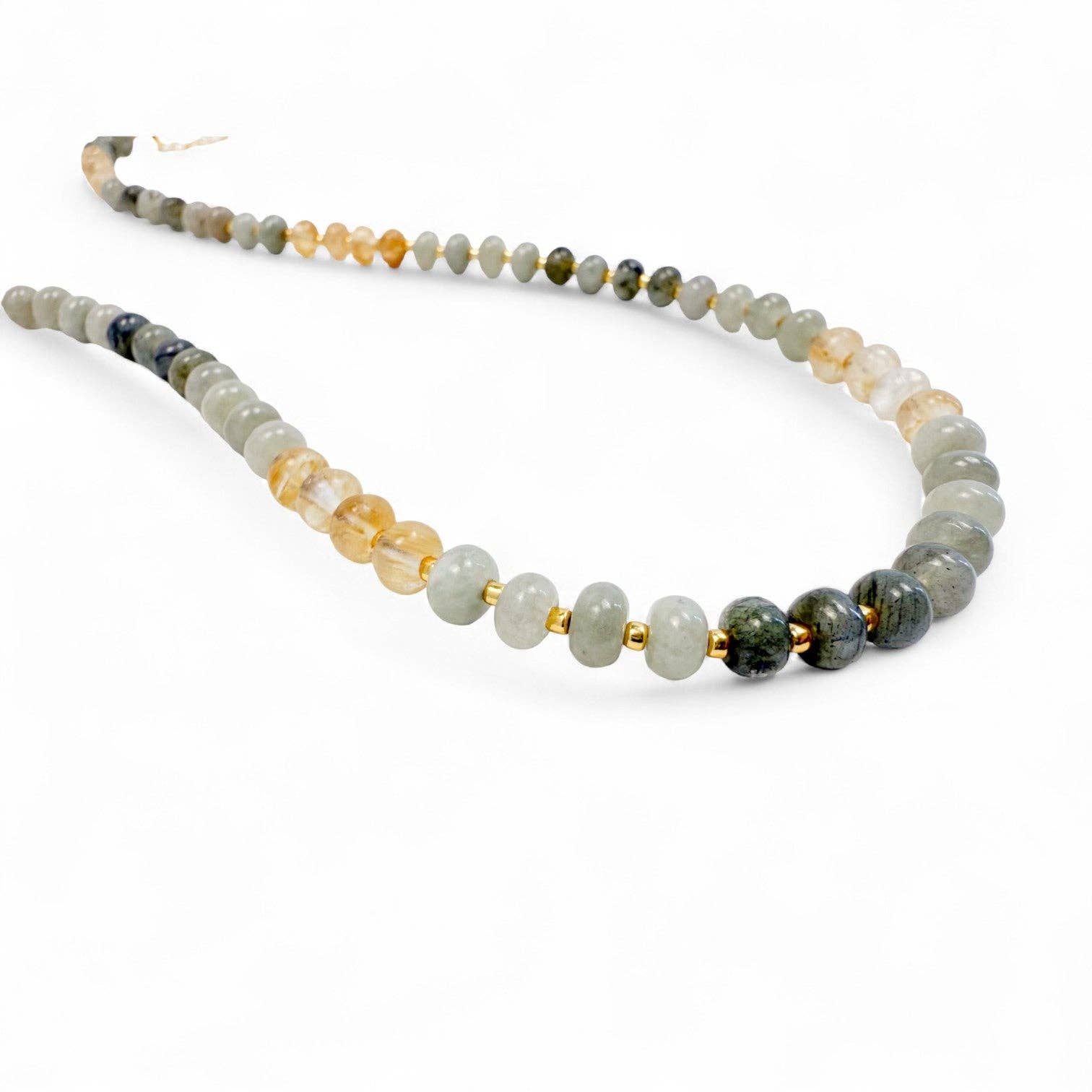 Meadow Mixed Gemstone Beaded Necklace