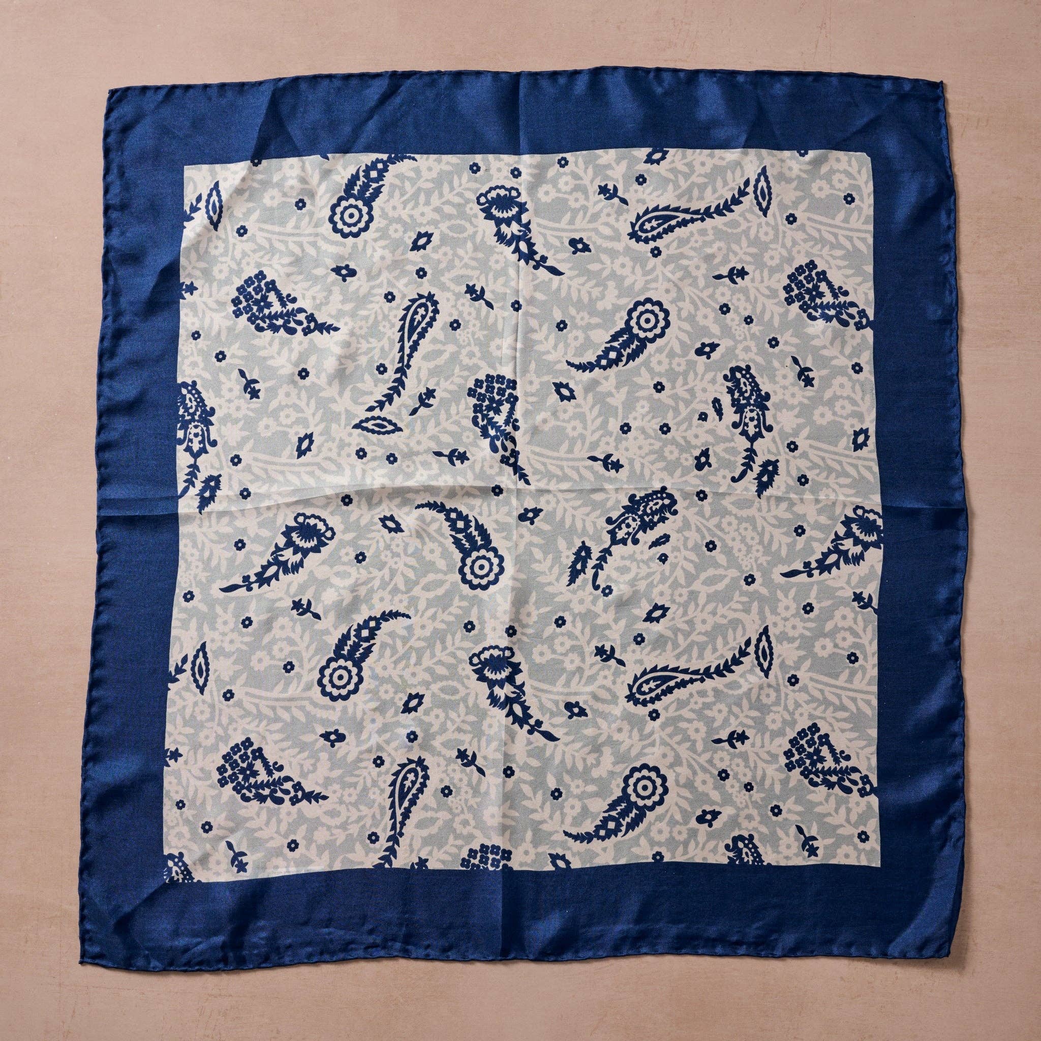 Milan Paisley Silk Scarf