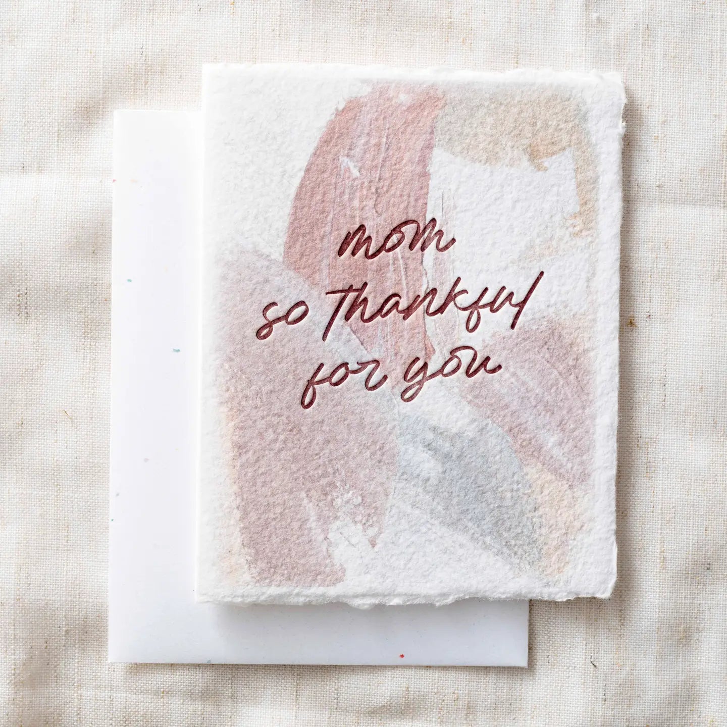 Mom so thankful for you- Greeting Card