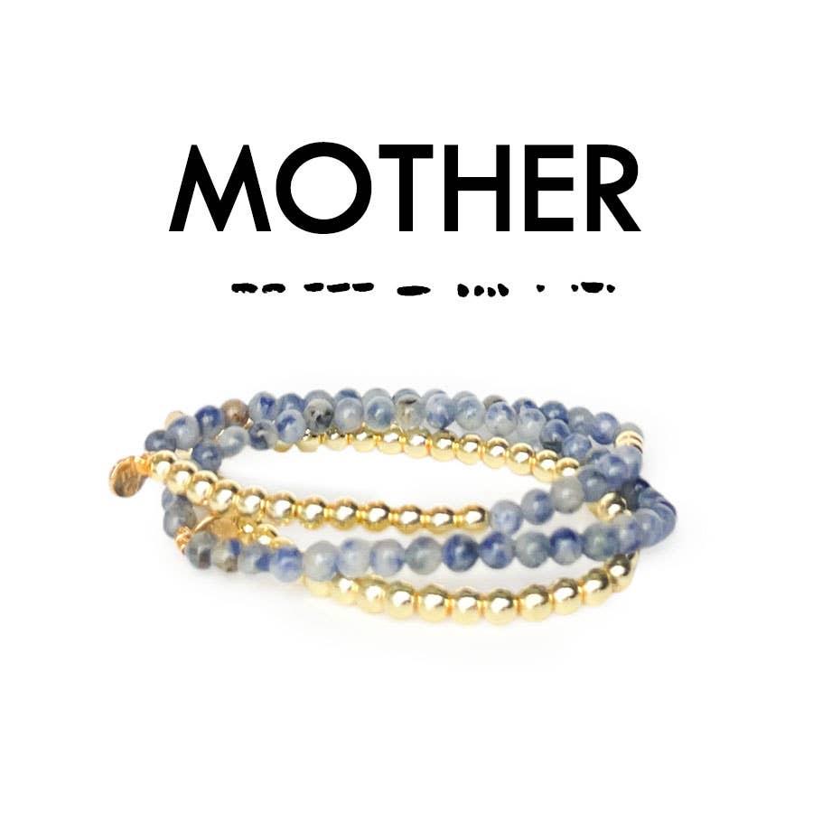 Morse Code Stacking Set Bracelets- Mother