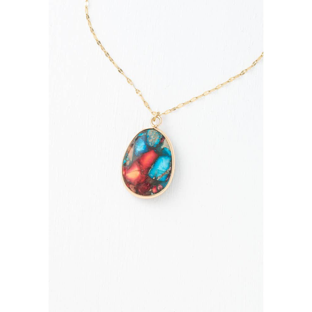 Mosaic Jasper Necklace