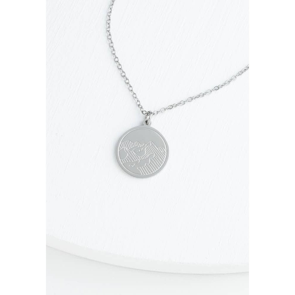Mountain Adventure Necklace in Silver