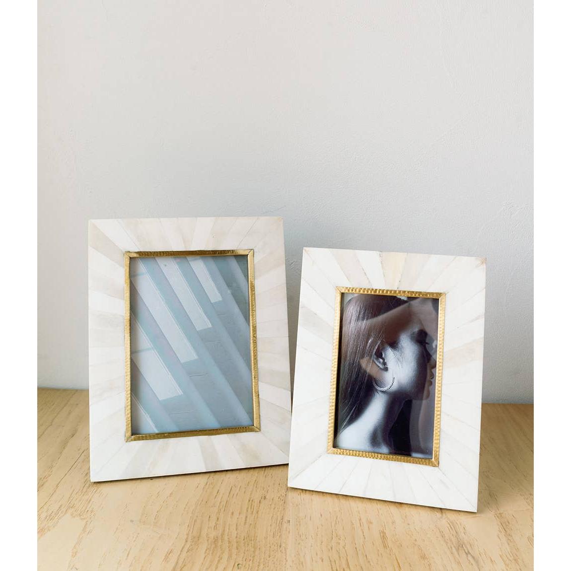 Mukhendu Brass Inlay Picture Frame- Assorted Sizes- Sold Individually