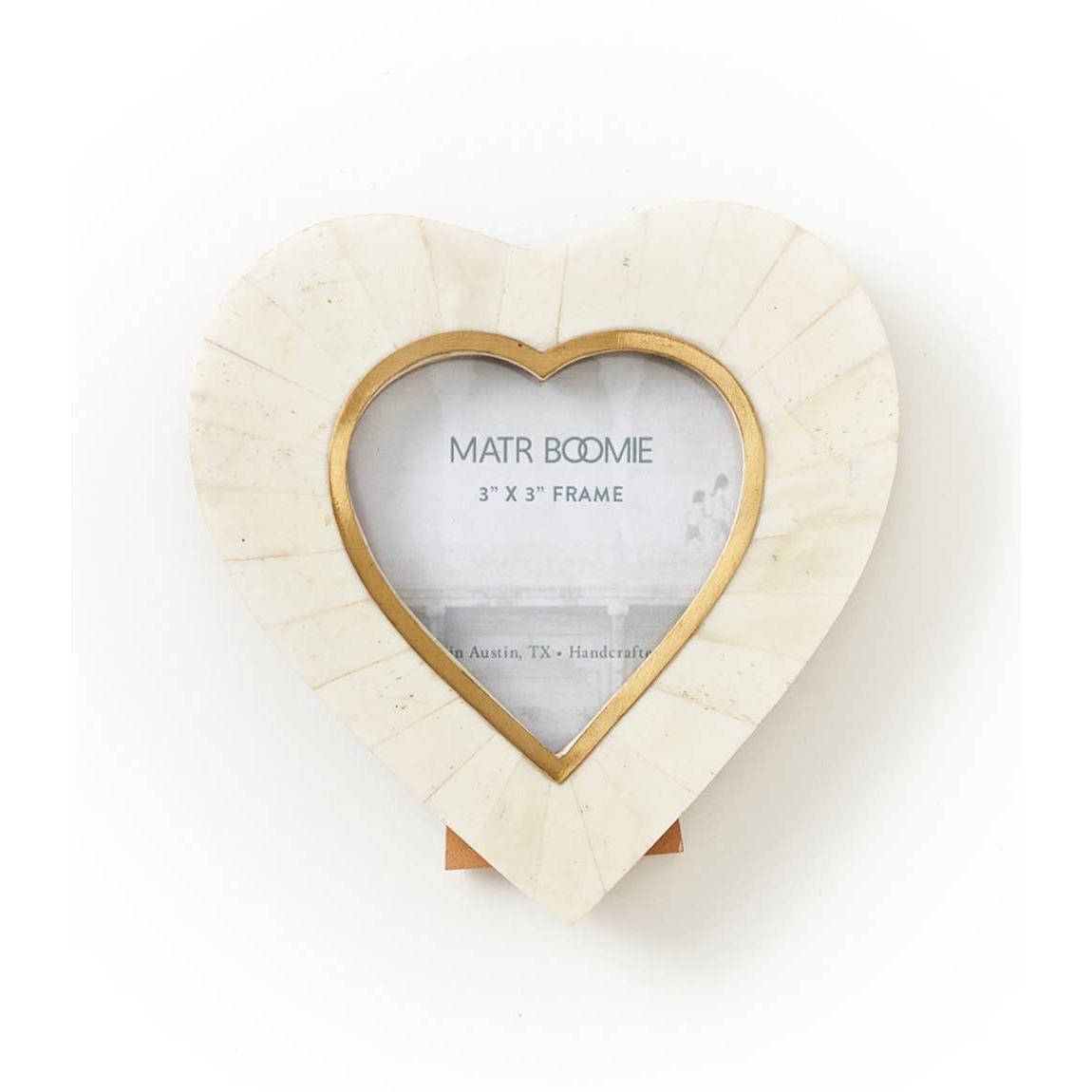 Mukhendu Heart 3x3 Cream Picture Frame
