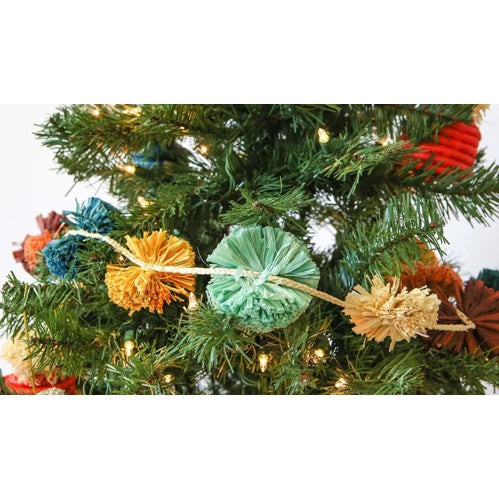 Multicolor Pom Pom Garland