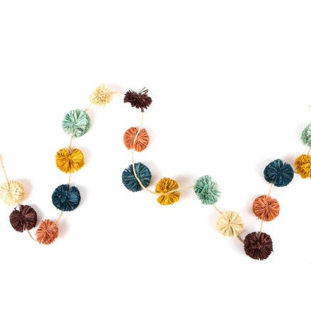 Multicolor Pom Pom Garland