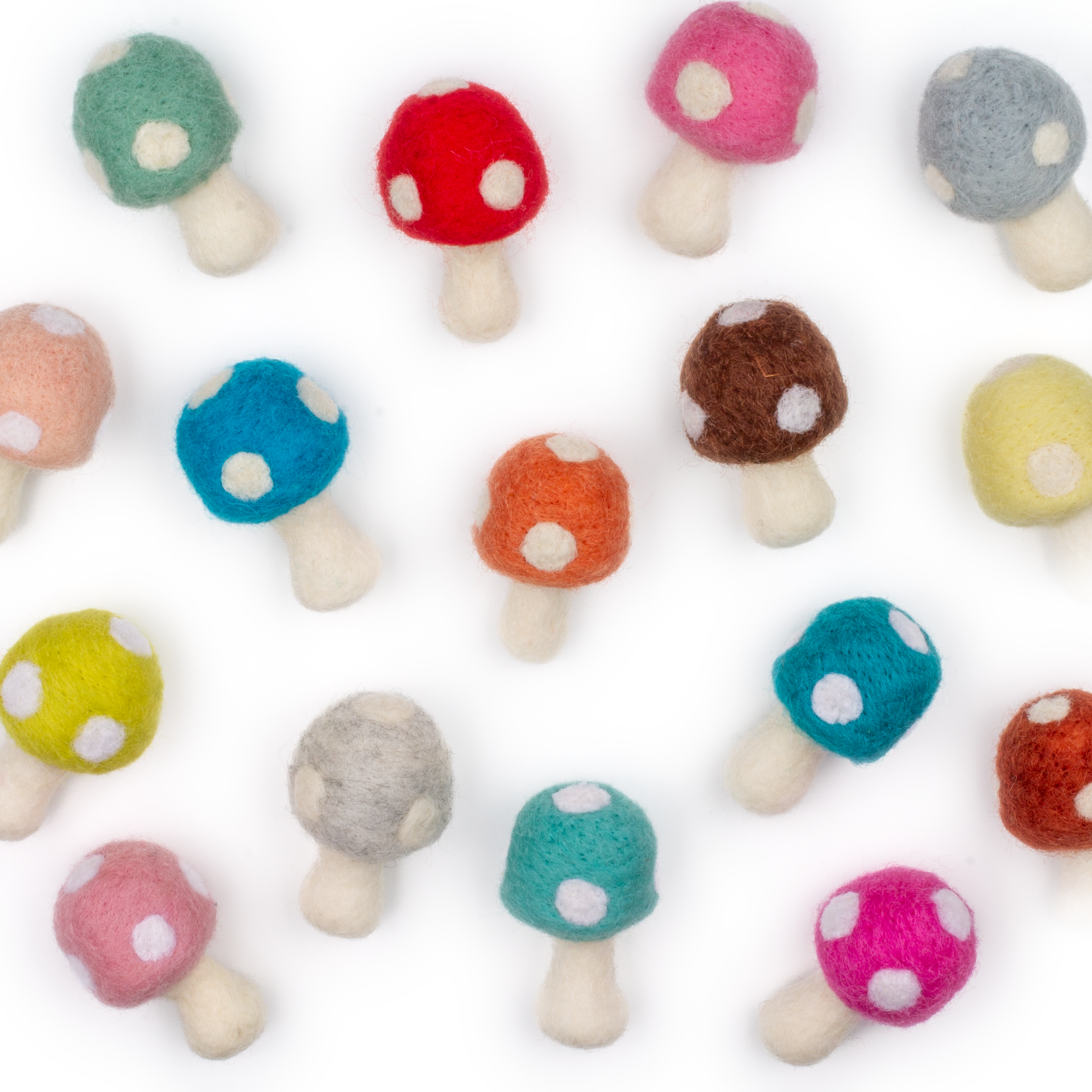 Mushroom Eco Toy/Freshener- Assorted Colors- Sold Individually