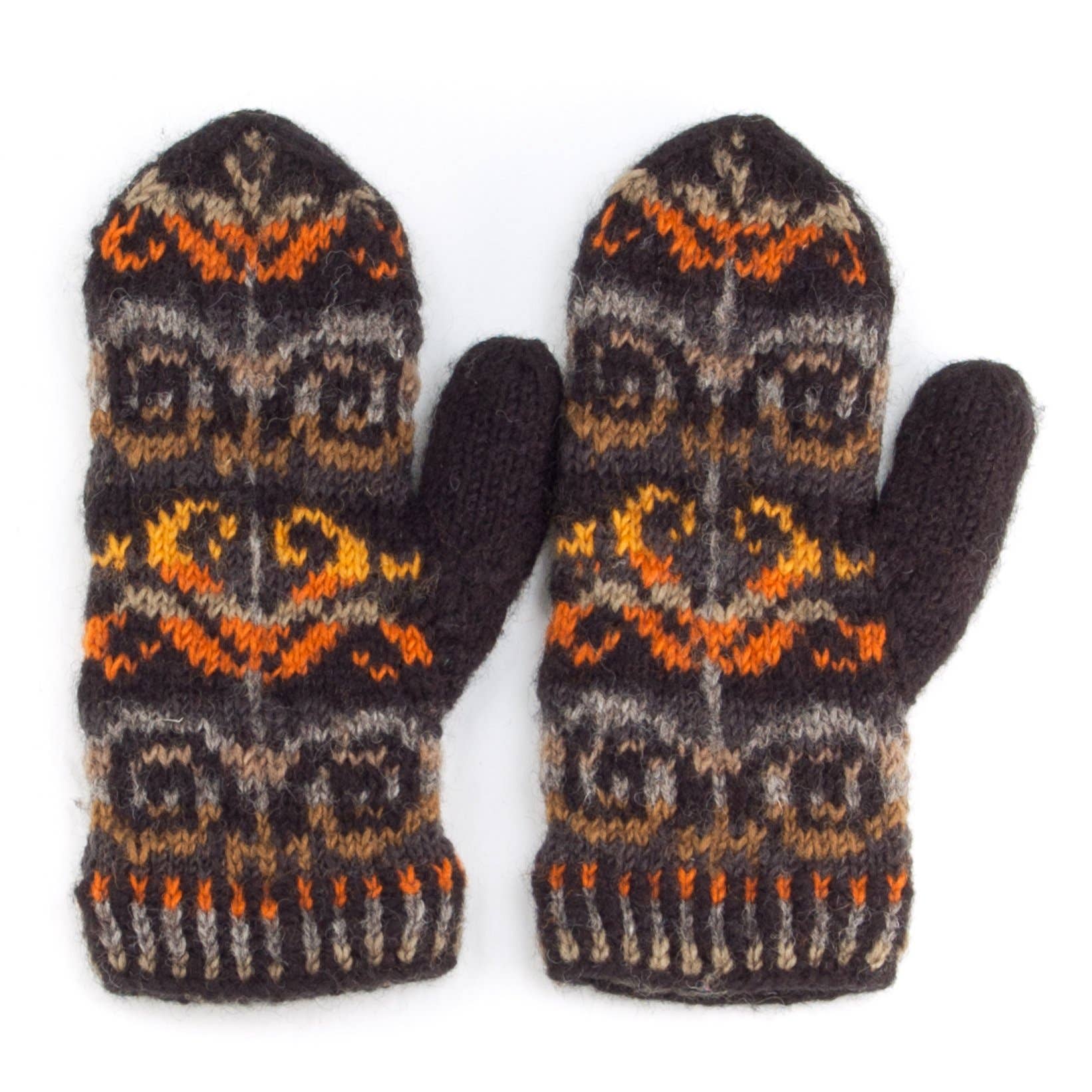 Natalia Wool Knit Mittens- Assorted Colors