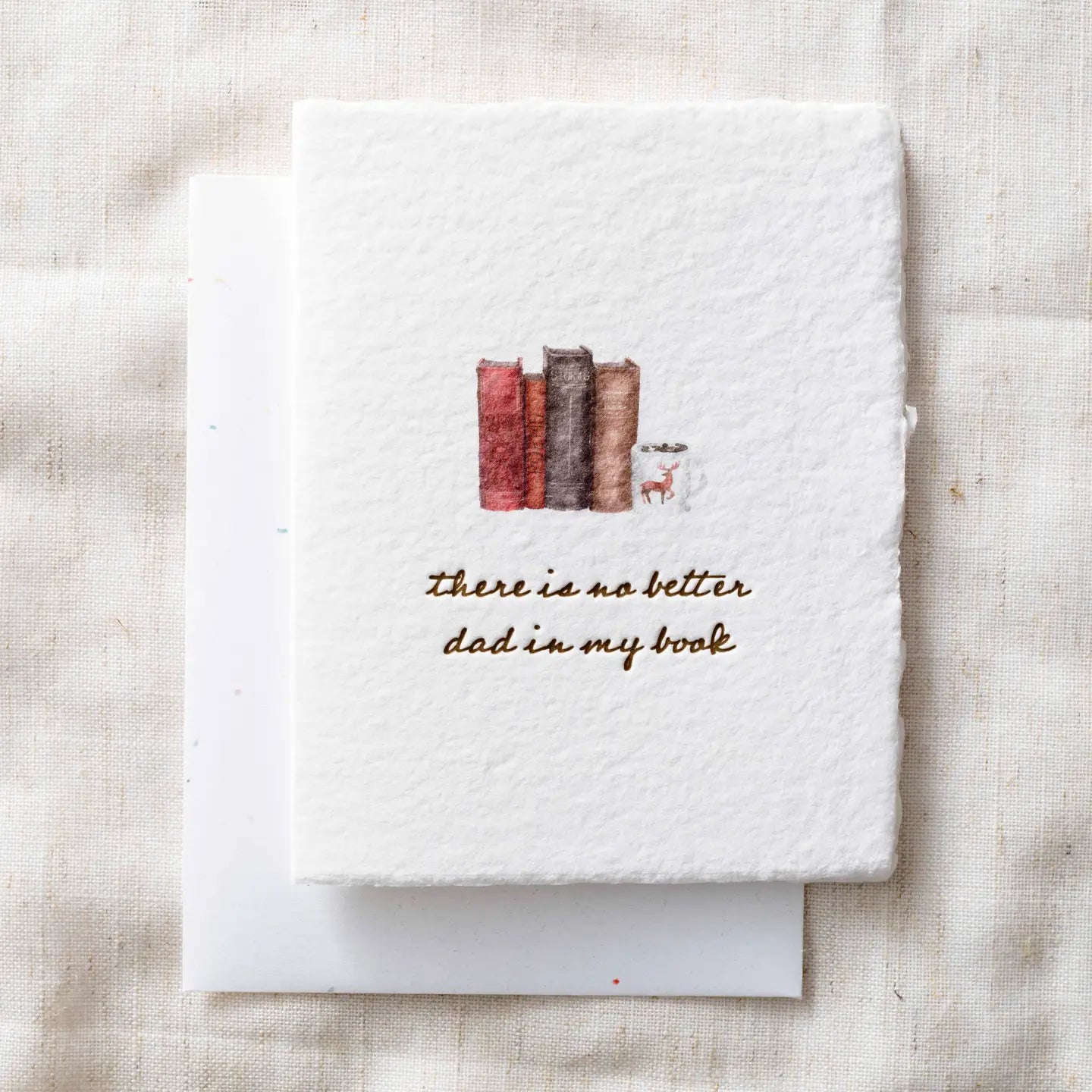 No Better Dad In My Book- Greeting Card