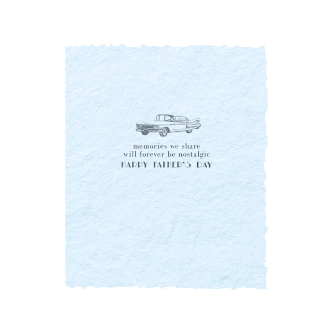 Nostalgic Car Memories- Greeting Card
