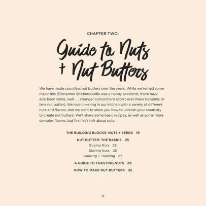 Nut Butter Cookbook (*Local Pickup/Local Delivery Only)