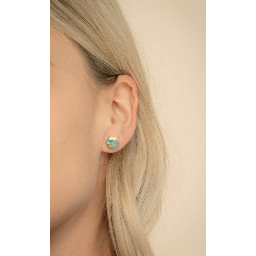 Oasis Turquoise Studs- Assorted Colors