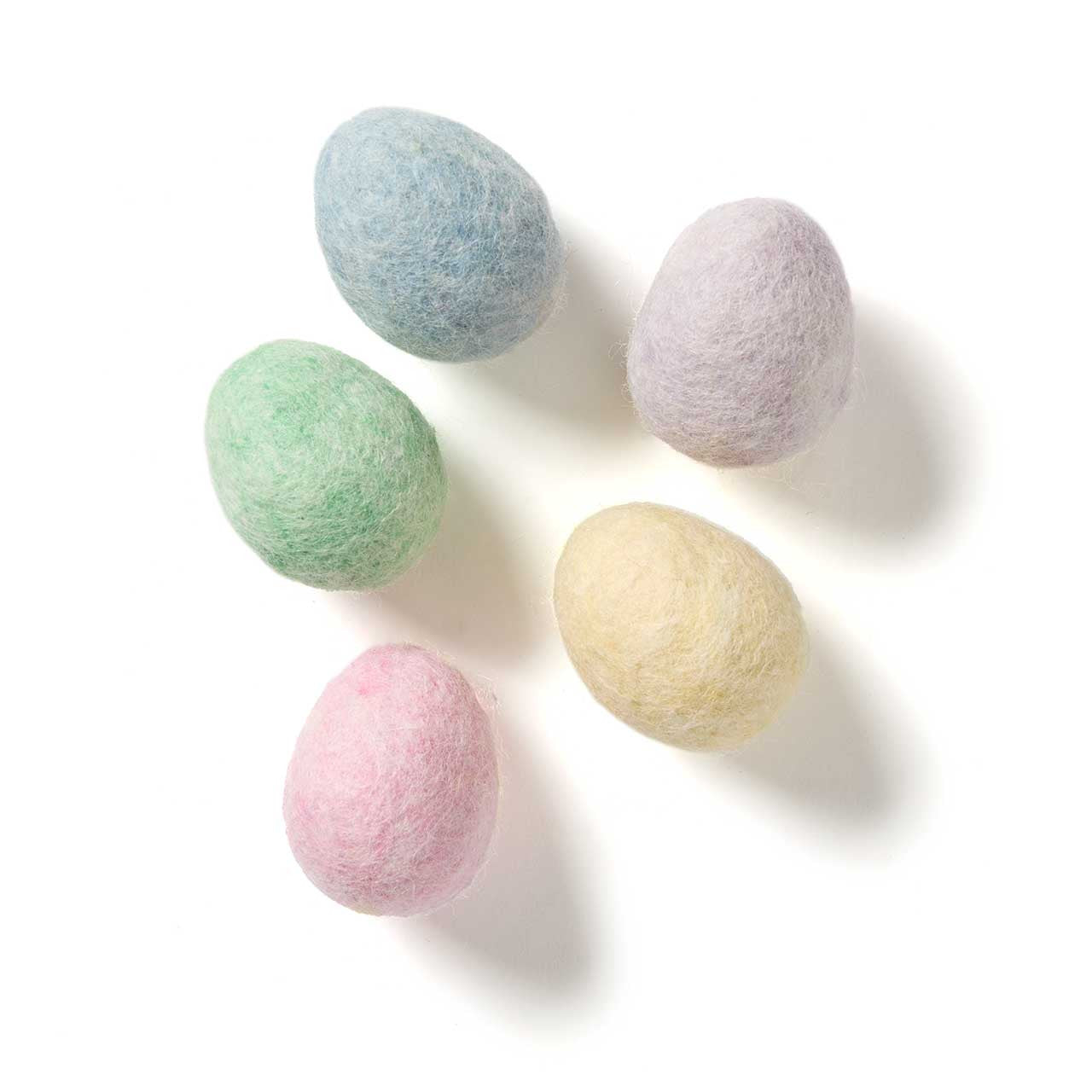Pastel Felt Egg- Assorted Colors- Sold Individually