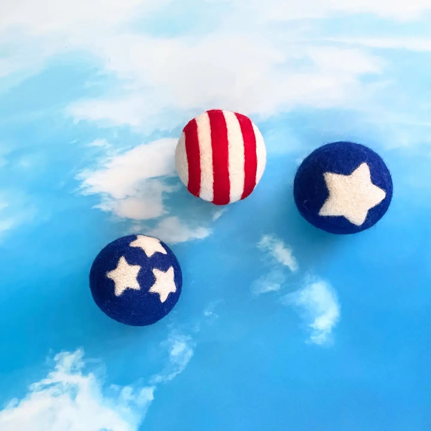 Patriotic Dryer Balls - Assorted Designs- Sold Individually
