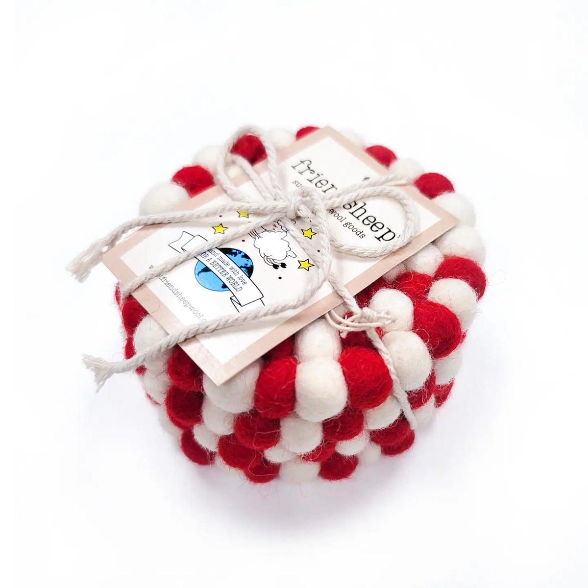 Patriotic Eco Coasters-Set of 4 - Assorted Colors