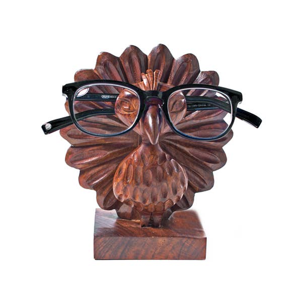 Peacock Eyeglass Holder