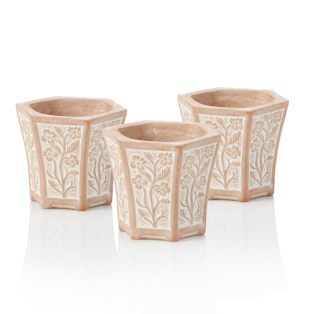 Petite Blooms Terracotta Planter- Sold Individually (*Local Pickup/Local Delivery Only) (Copy)