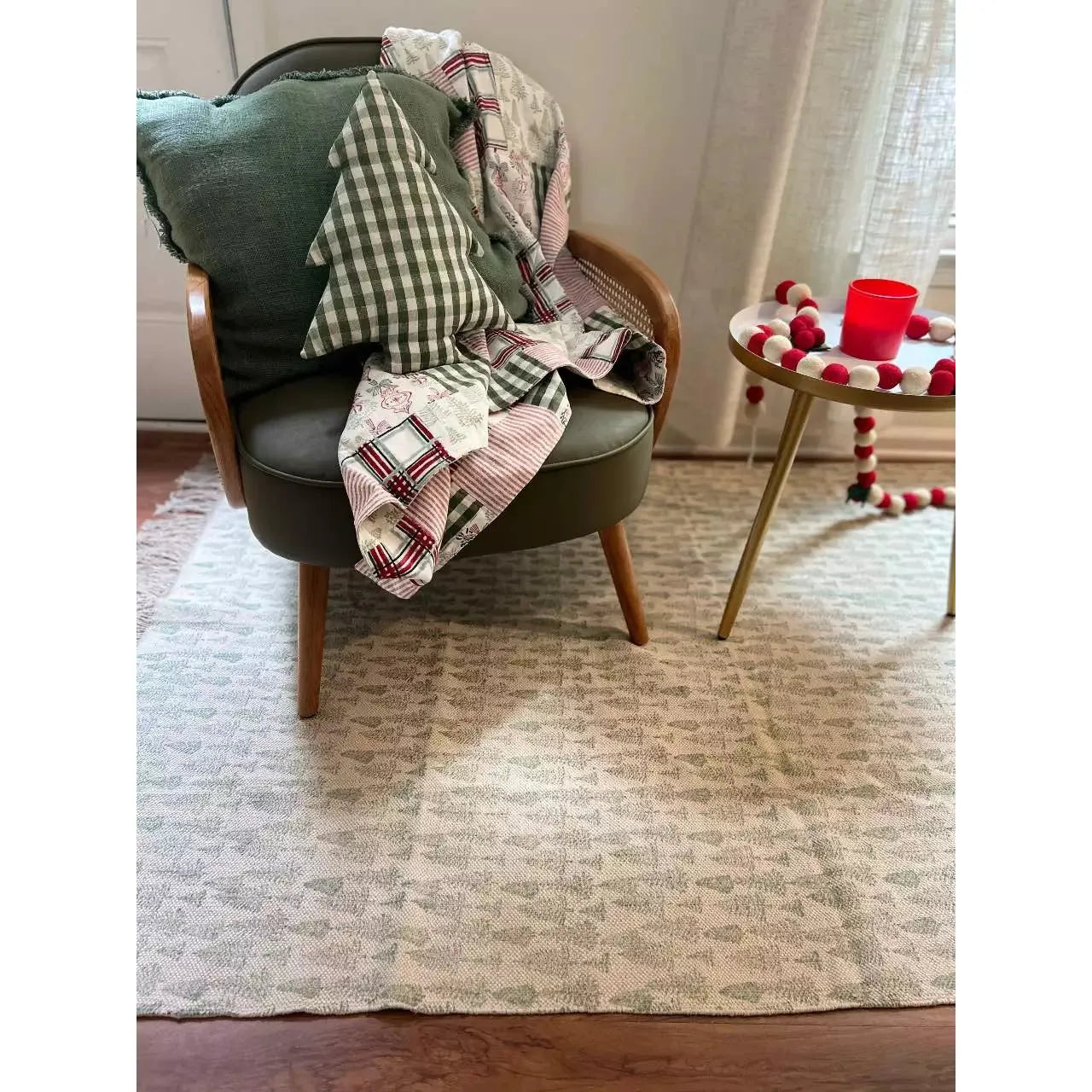Reversible Christmas Rug