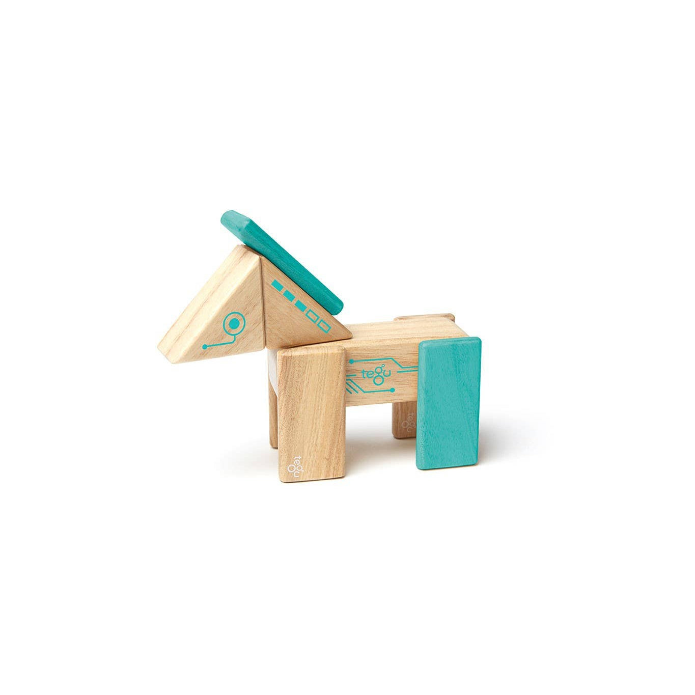 Robo - Magnetic Wooden Block Set