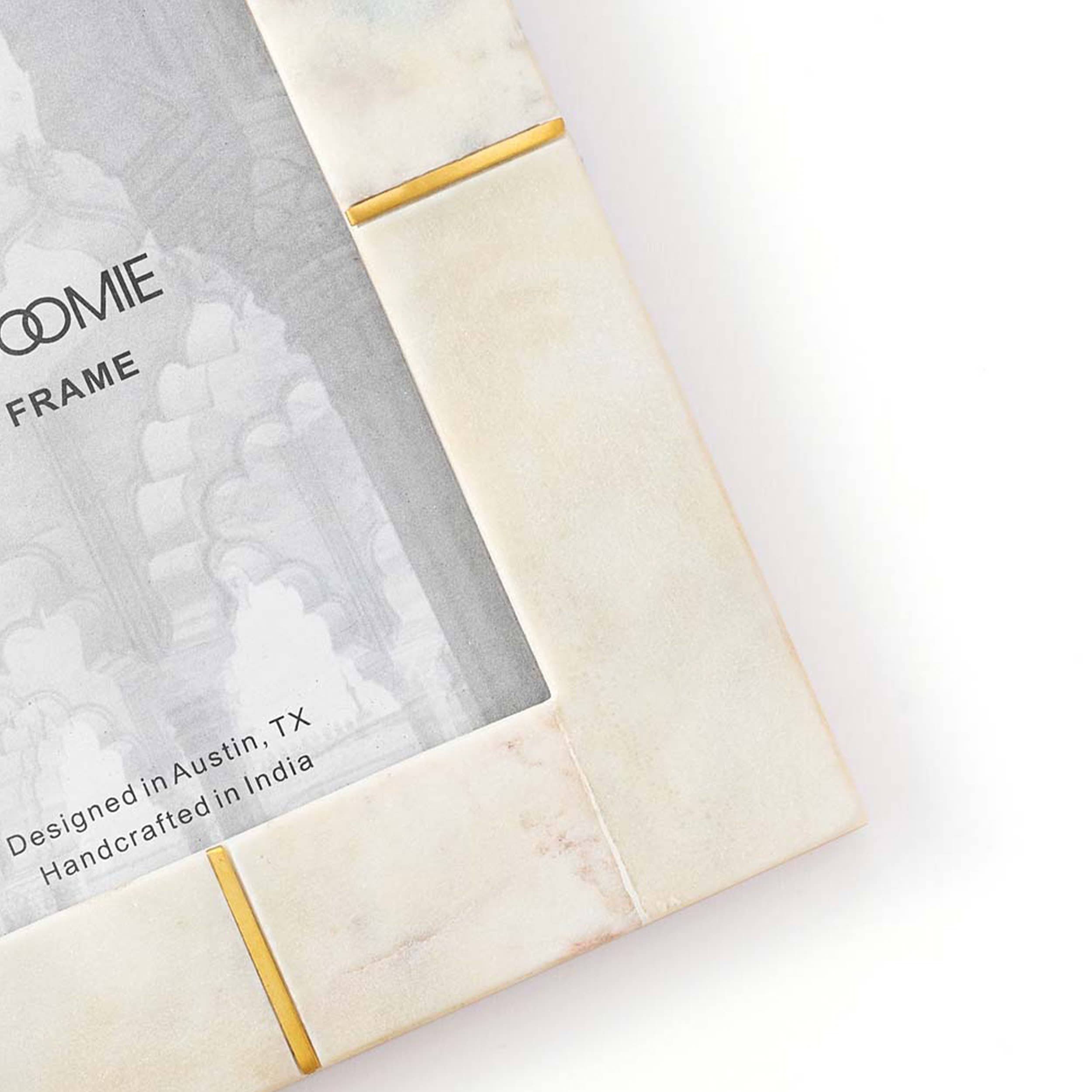 Sammita 5”x 7” White Picture Frame
