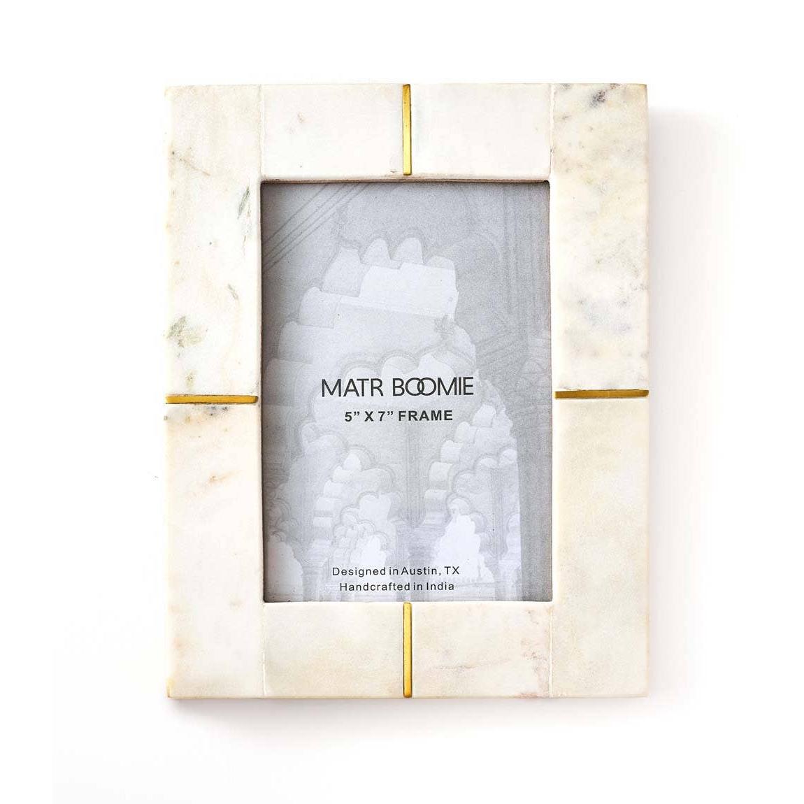 Sammita 5”x 7” White Picture Frame