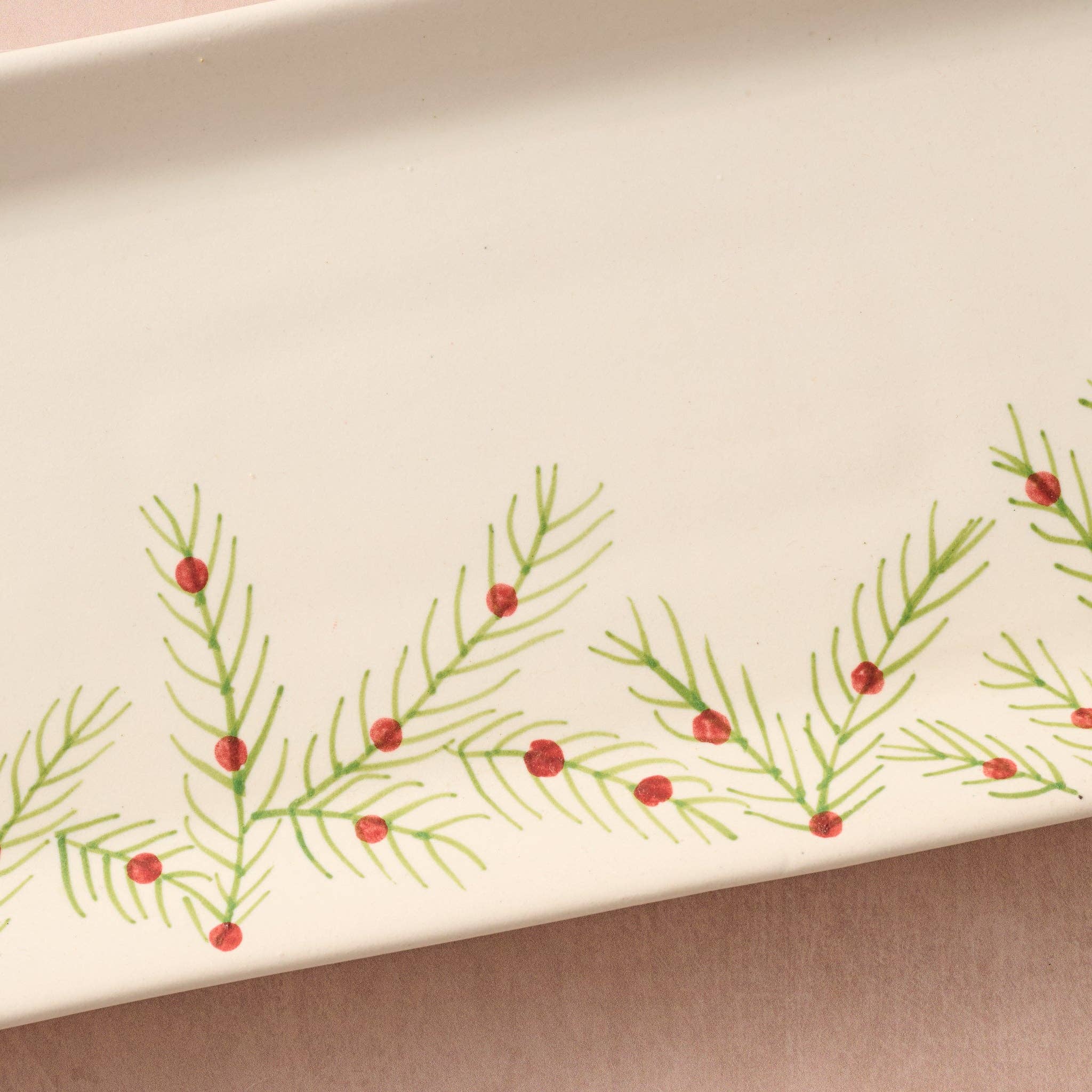 Sardee Holly Ceramic Serving Dish