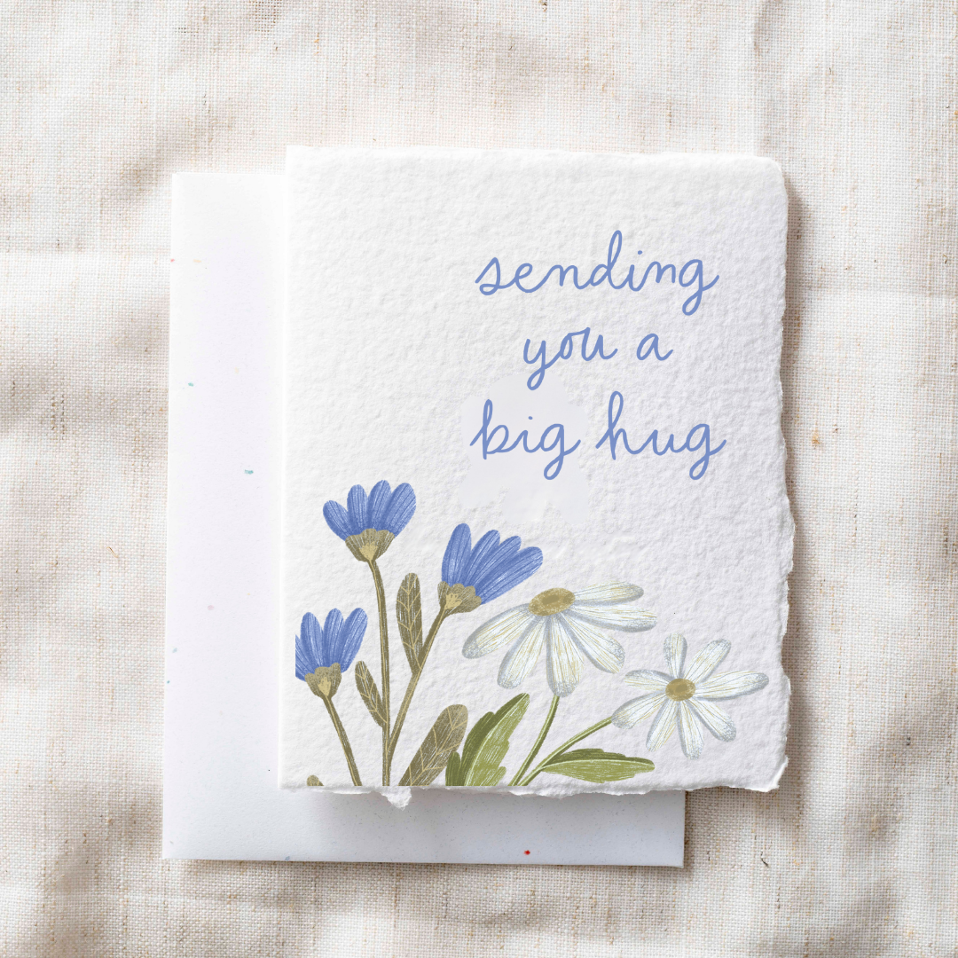 Sending You a Big Hug Card- Greeting Card